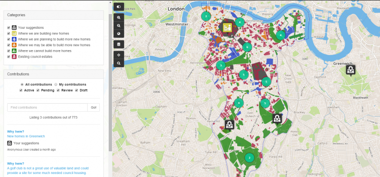 Housing, Regeneration and Community Consultation: Map Based Solutions